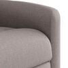 vidaXL Fauteuil inclinable &eacute;lectrique Taupe Tissu