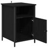 vidaXL Cabinet de chevet Ch&ecirc;ne noir 40 x 42 x 60 cm Bois d'ing&eacute;nierie