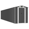 vidaXL Abri de jardin Anthracite 192x938x223 cm M&eacute;tal galvanis&eacute;