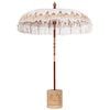vidaXL Parasol balinais avec base Cr&egrave;me &Oslash; 180-190 cm