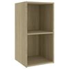 vidaXL Meubles TV 4 pcs Chêne sonoma 72x35x36,5 cm Bois d'ingénierie