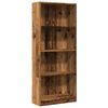 vidaXL Biblioth&egrave;que vieux bois 60x24x143 cm bois d'ing&eacute;nierie