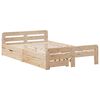 vidaXL Cadre de lit sans matelas 120x190 cm bois de pin massif