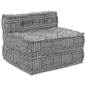 vidaXL Unit&eacute; de canap&eacute; modulaire Tissu Gris clair 70 x 70 x 56 cm