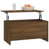 vidaXL Table basse Chêne marron 102x55,5x52,5 cm Bois d'ingénierie