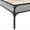 vidaXL Cadre de lit sans matelas sonoma gris 90x200 cm
