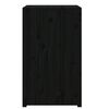 vidaXL Armoire de cuisine d'extérieur noir 55x55x92 cm bois pin massif