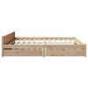 vidaXL Cadre de lit sans matelas 200x200 cm bois massif de pin