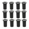 vidaXL Lampes au sol d'ext&eacute;rieur 12 pcs rond