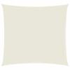 vidaXL Voile de parasol tissu oxford carr&eacute; 3x3 m cr&egrave;me