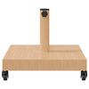vidaXL Pied de parasol Bois Clair 45 x 45 x 31,5 cm
