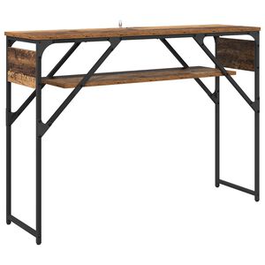vidaXL TableConsole Bois Ancien Bois d'ing&eacute;nierie 105x30x75cm