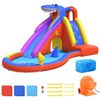 Happy Hop Toboggan &agrave; eau gonflable avec piscine 450x320x240 cm PVC