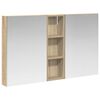vidaXL Ensemble de Meubles de Salle de Bain 3 pc 100 x 10,5 x 60,5 cm