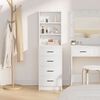 vidaXL Haut Armoire Blanc 40 x 41 x 135 cm Bois d'ingénierie