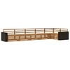 vidaXL Ensemble de canap&eacute;s d'ext&eacute;rieur 6 pc Naturel
