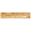 vidaXL Dessus de table 160x20x2,5cm bord vif bois massif manguier brut
