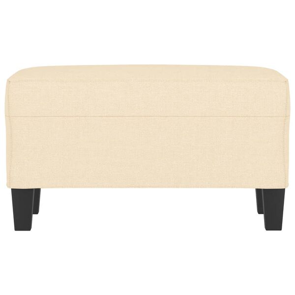 vidaXL Banc Cr&egrave;me 70x35x41 cm Tissu