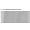 vidaXL Bordure de Pelouse 4 pcs Argent 450 x 0,05 x 15 cm