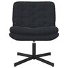 vidaXL Fauteuil relaxant pivotant Noir 63 x 75 x 76 cm Velours