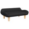 vidaXL Canap&eacute; pour enfants noir 70x40x24 cm tissu