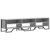 vidaXL Meuble TV sonoma gris 180x34x41 cm bois d'ing&eacute;nierie