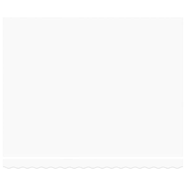 vidaXL Auvent Blanc 400 &times; 300 cm Polyester et Aluminium