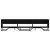 vidaXL Meuble TV noir 180x34x41 cm bois d'ing&eacute;nierie