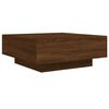 vidaXL Table basse ch&ecirc;ne marron 80x80x31 cm bois d'ing&eacute;nierie