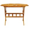 vidaXL Ensemble à manger de jardin pliable 5 pcs bois massif d’acacia