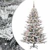 vidaXL Sapin de No&euml;l artificiel avec boules 150 cm 150 LED Blanc chaud