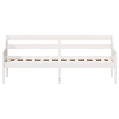 vidaXL Lit de jour sans matelas blanc 90x190 cm bois de pin massif