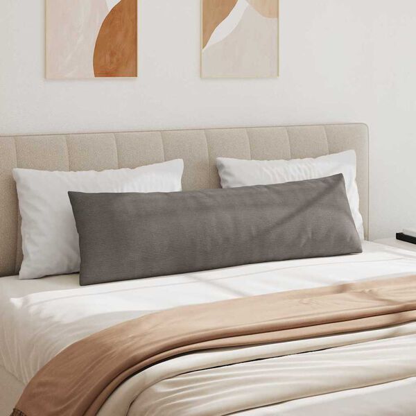 vidaXL Coussins de canapé 2 pcs Gris clair 145 x 40 cm