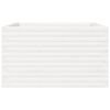 vidaXL Jardini&egrave;re blanc 80x80x45,5 cm bois de pin massif