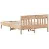 vidaXL Cadre de lit sans matelas 140x190 cm bois de pin massif