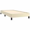 vidaXL Cadre de lit sans matelas crème 90x190 cm similicuir