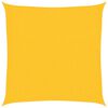 vidaXL Voile d'ombrage 160 g/m&sup2; Jaune 2x2 m PEHD