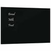 vidaXL Tableau noir magn&eacute;tique mural Noir 40x30 cm Verre tremp&eacute;