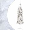 vidaXL Sapin de No&euml;l artificiel &eacute;troit avec boules 120 cm 150 LED