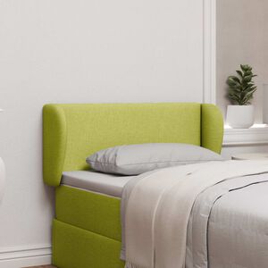 vidaXL Oreille de t&ecirc;te de lit Vert 40 x 23 x 6 cm tissu