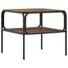 vidaXL Table d'appoint Bois ancien 100 x 50 x 46 cm Bois d'ing&eacute;nierie