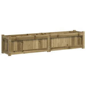 vidaXL Jardini&egrave;re 150x31x31 cm bois de pin impr&eacute;gn&eacute;