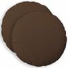 vidaXL 2 pc HEERLEN Marron Diam. 60 cm Tissu