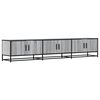vidaXL Meuble TV sonoma gris 210x35x41 cm bois d'ing&eacute;nierie