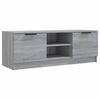 vidaXL Meuble TV Sonoma gris 102x35x36,5 cm Bois d'ing&eacute;nierie