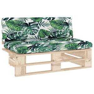 vidaXL Canap&eacute; central palette de jardin bois de pin impr&eacute;gn&eacute;