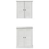 vidaXL Ensemble de mobilier de salle de bain 2 pcs 67,5 x 34 x 80 cm