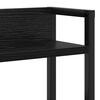 vidaXL T&ecirc;te de lit de rangement Ch&ecirc;ne noir 90 cm Bois d'ing&eacute;nierie
