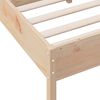 vidaXL Cadre de lit sans matelas 140x190 cm bois de pin massif