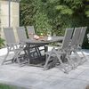 vidaXL Ensemble &agrave; manger de jardin 7 pcs Bois d'acacia solide